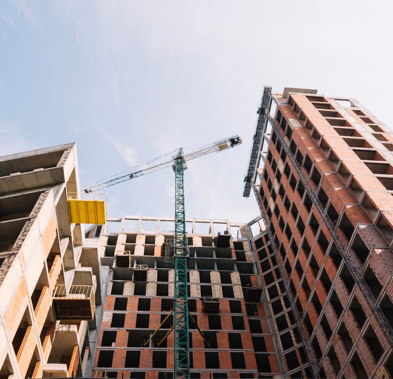 Construção de edifício residencial