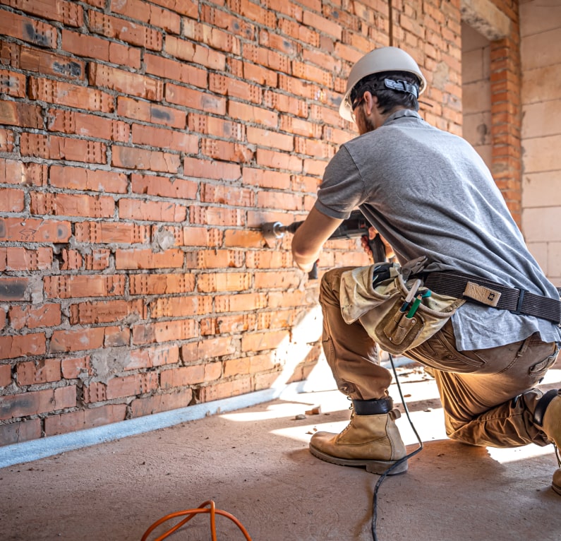 Acabamento e alvenaria